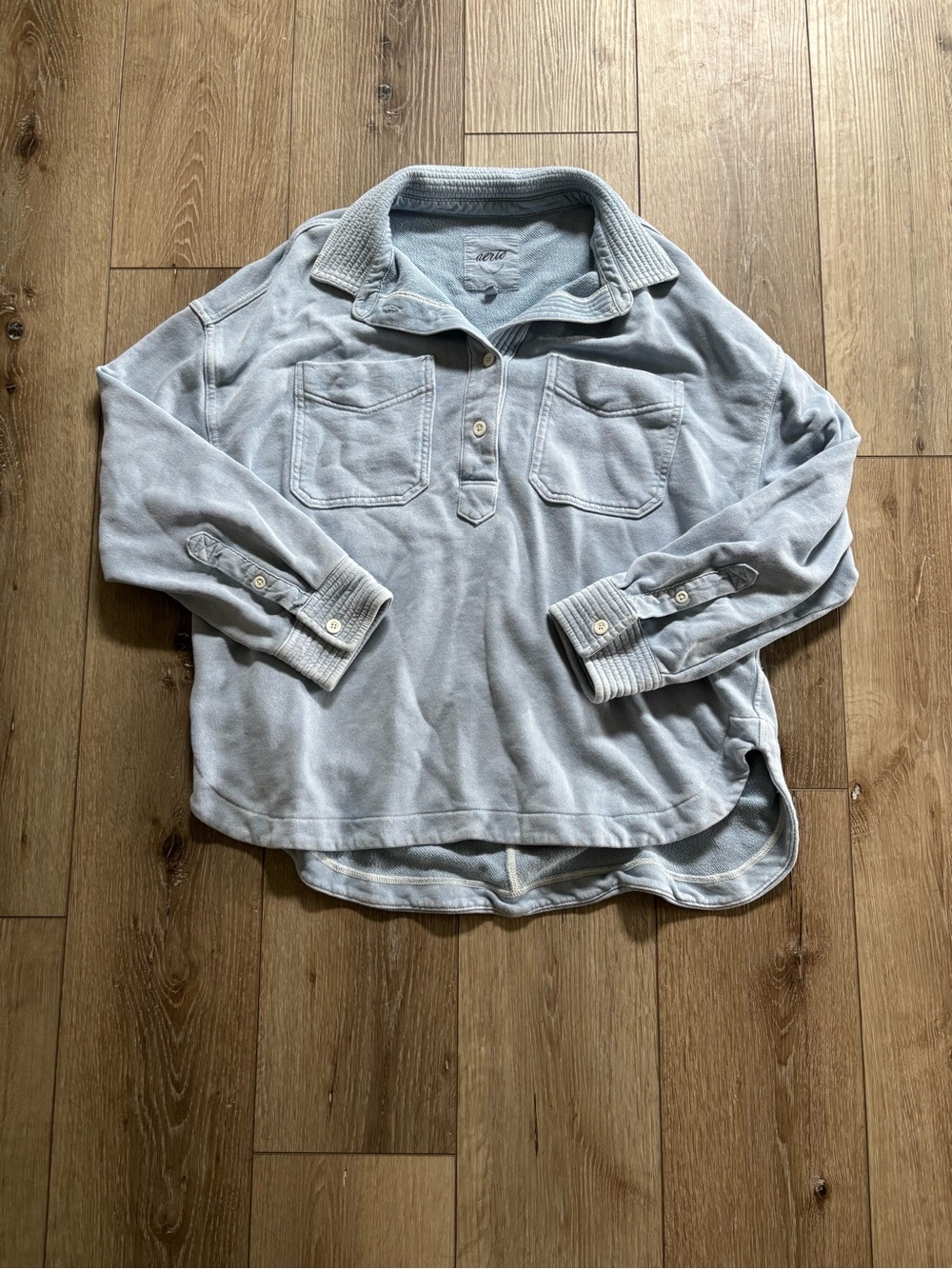 Aerie Popover Polo Sweatshirt